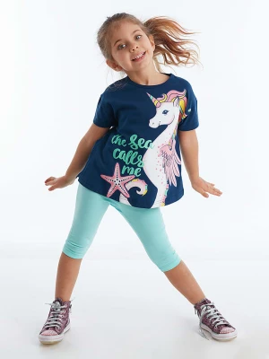 Denokids 2-częściowy zestaw w kolorze granatowo-turkusowym rozmiar: 116