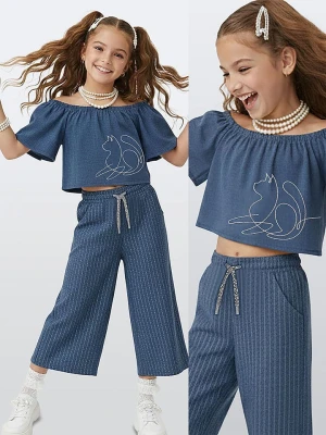 Denokids 2-częściowy zestaw w kolorze niebieskim rozmiar: 110