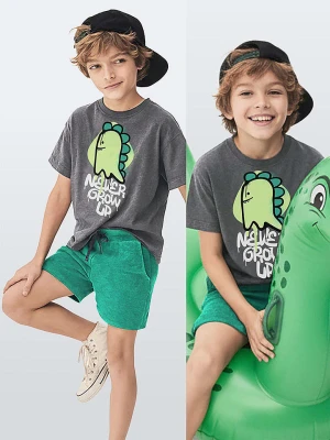 Denokids 2-częściowy zestaw w kolorze szaro-zielonym rozmiar: 128
