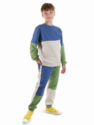 Denokids 2-częściowy zestaw w kolorze zielono-beżowo-fioletowym rozmiar: 110