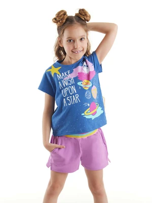Denokids 2-częściowy zestaw "Wish" w kolorze niebiesko-lawendowym rozmiar: 110