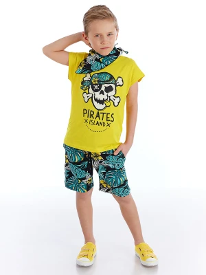 Denokids 3-częściowy zestaw w kolorze żółto-niebieskim rozmiar: 122