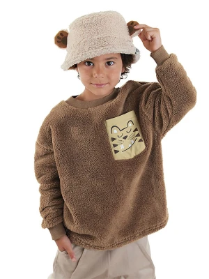 Denokids Bluza polarowa w kolorze brązowym rozmiar: 116