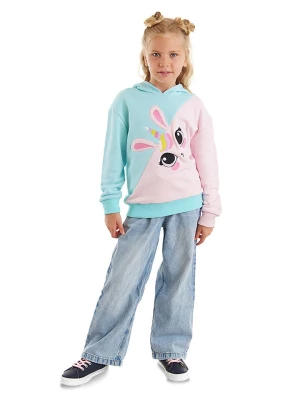 Denokids Bluza "Unicorn Bunny" w kolorze turkusowym rozmiar: 110