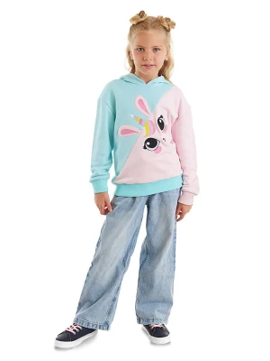 Denokids Bluza "Unicorn Bunny" w kolorze turkusowym rozmiar: 116