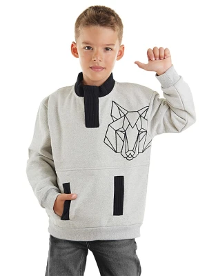 Denokids Bluza "Wolf" w kolorze szarym rozmiar: 134