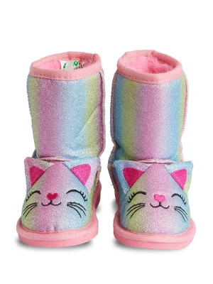 Denokids Botki "Cat" w kolorze jasnoróżowym rozmiar: 26