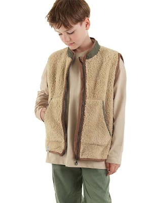 Denokids Kamizelka polarowa w kolorze jasnobrązowym rozmiar: 140