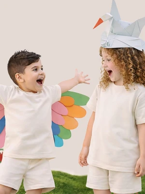 Denokids Koszulka w kolorze kremowym rozmiar: 104
