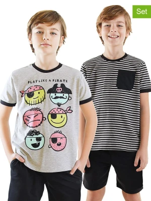 Denokids Koszulki (2 szt.) w kolorze szarym rozmiar: 134