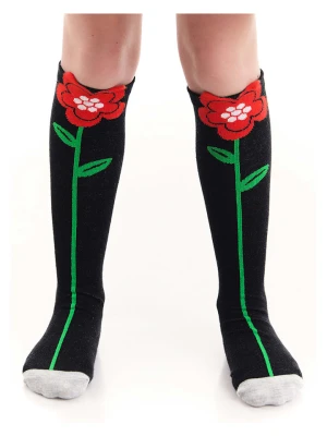 Denokids Podkolanówki "Poppy" w kolorze czarnym rozmiar: 104/110