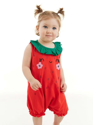 Denokids Rampers "Strawberry" w kolorze czerwonym rozmiar: 68-80