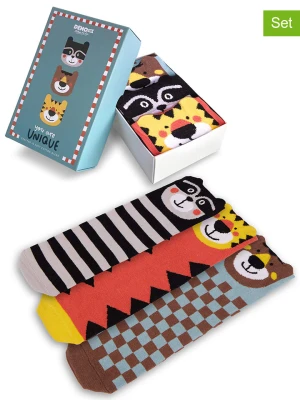 Denokids Skarpety (3 pary) ze wzorem rozmiar: 116/122