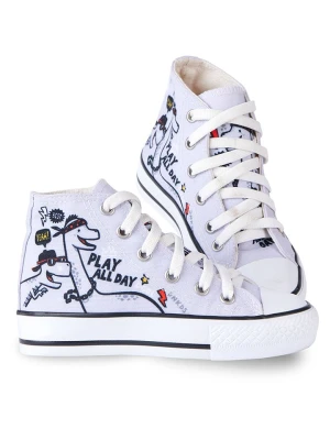 Denokids Sneakersy "Play Allday" w kolorze szarym rozmiar: 29