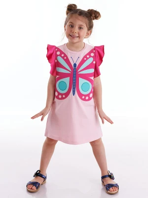 Denokids Sukienka "Butterfly" w kolorze jasnoróżowym rozmiar: 110