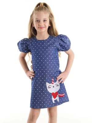 Denokids Sukienka "Catcorn" w kolorze niebieskim rozmiar: 98