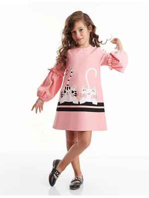 Denokids Sukienka "Cute Friends" w kolorze jasnoróżowym rozmiar: 92