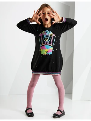 Denokids Sukienka "Popcorn" w kolorze czarnym rozmiar: 140