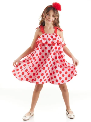 Denokids Sukienka "Red Dots" w kolorze czerwonym rozmiar: 104