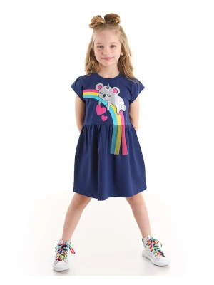 Denokids Sukienka "Silver Koala" w kolorze granatowym rozmiar: 110