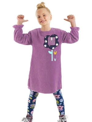 Denokids Sukienka w kolorze fioletowym rozmiar: 116
