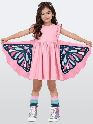 Denokids Sukienka w kolorze jasnoróżowym rozmiar: 128