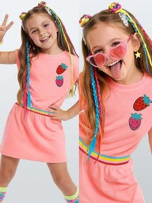 Denokids Sukienka w kolorze jasnoróżowym rozmiar: 110