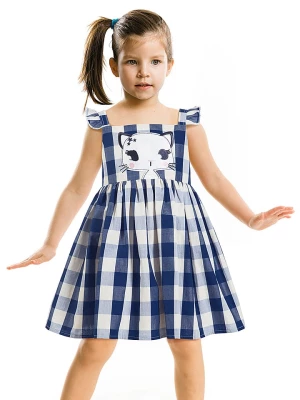 Denokids Sukienka w kolorze niebiesko-białym rozmiar: 128