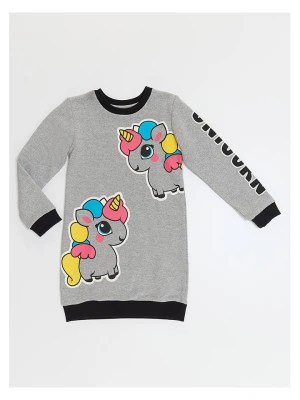 Denokids Sukienka w kolorze szarym rozmiar: 104