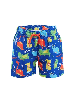 Denokids Szorty kąpielowe "Dinos" w kolorze granatowym rozmiar: 98/104