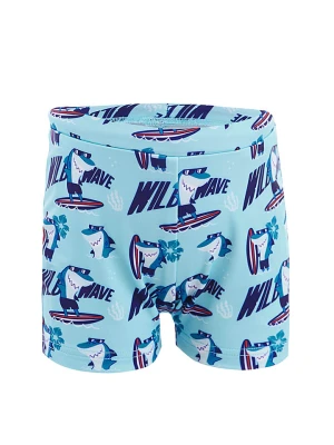Denokids Szorty kąpielowe "Shark" w kolorze błękitnym rozmiar: 110/116