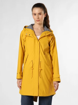 Derbe Damska kurtka przeciwdeszczowa - Friese Traveby Fisher Kobiety Sztuczne włókno żółty jednolity,