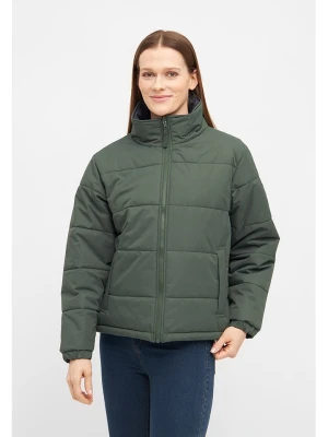 Derbe Dwustronna kurtka przeciwdeszczowa w kolorze zielono-granatowym rozmiar: 34