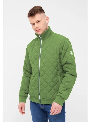 Derbe Kurtka pikowana w kolorze zielonym rozmiar: M