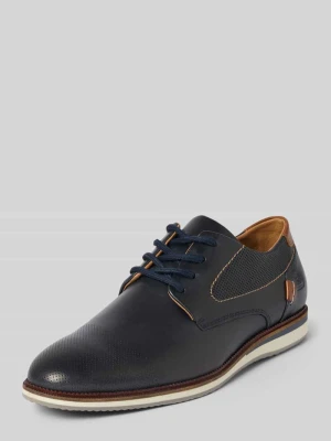 Derby ze skóry z wiązaniem Bullboxer