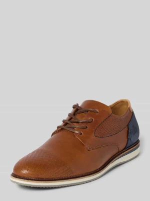 Derby ze skóry z wiązaniem Bullboxer