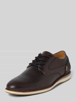 Derby ze skóry z wiązaniem Bullboxer