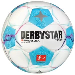 Derbystar Bundesliga Brillant Replica FIFA Basic v24 Ball 162008F, Unisex, Białe, piłki do piłki nożnej, poliuretan, rozmiar: 4