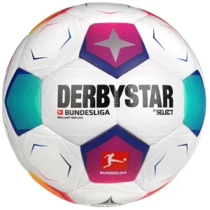 Derbystar Bundesliga Brillant Replica v23 FIFA Basic Ball 162008C, Unisex, Białe, piłki do piłki nożnej, poliuretan, rozmiar: 5