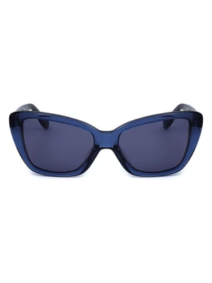 Derek Lam Damskie okulary przeciwsłoneczne w kolorze niebieskim rozmiar: 54