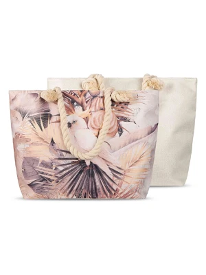 Descanso Torba plażowa "Descanso Pippa" w kolorze kremowym - 60 x 43 cm rozmiar: 43x60 cm