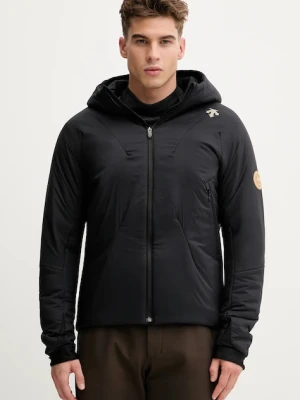 Descente kurtka LIGHT INSULATION HOODIE Marco Odermatt kolor czarny DW5FJK44MU