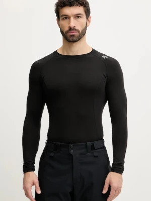 Descente longsleeve funkcyjny BASE LAYER TOP kolor czarny DW5FUD01MU