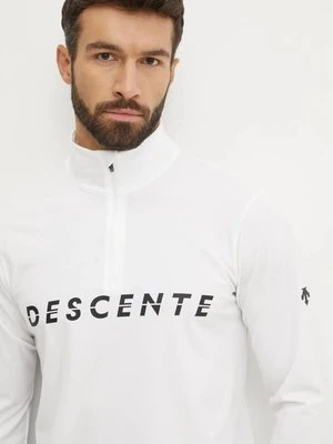 Descente longsleeve funkcyjny Chest Logo kolor biały DWMYGB20