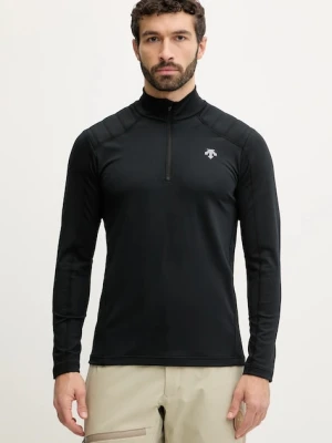 Descente longsleeve funkcyjny MENS T-NECK kolor czarny DW5FLT02MU