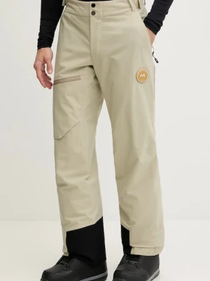 Descente spodnie narciarskie LIGHT INSULATED PANTS Marco Odermatt kolor beżowy DW5FLP32MU