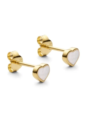 Design Letters kolczyki ze srebra pokrytego złotem