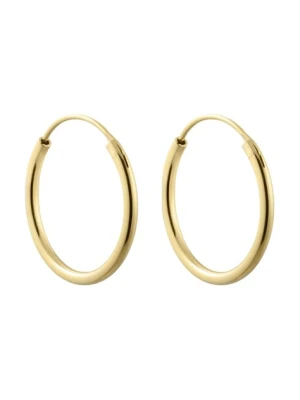 Design Letters kolczyki ze srebra pokrytego złotem 90403022GOLD