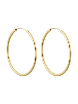 Design Letters kolczyki ze srebra pokrytego złotem 90403023GOLD