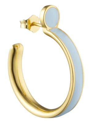 Design Letters Pozłacane kolczyki-kreole "Rainbow" rozmiar: onesize